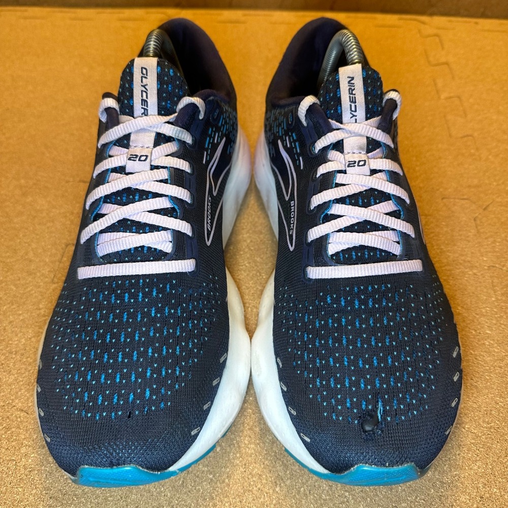 Brooks Glycerin 20 Running Shoes Womens 11 Navy Blue DNA LOFT Sneakers 1203691B - Picture 10 of 12